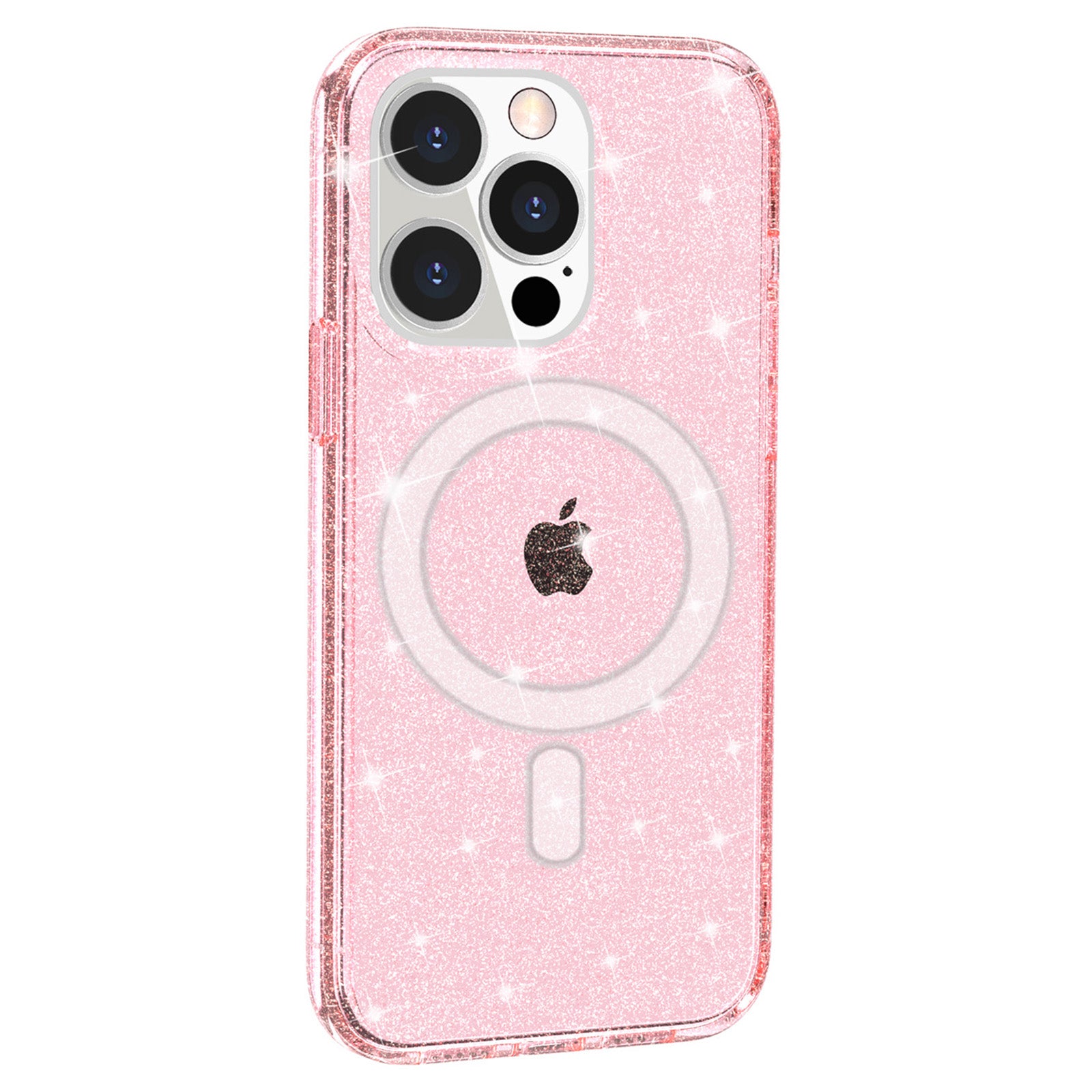 Magnetic Phone Case for iPhone 13 Pro Max 6.7 inch Glittery Powder Hard PC Soft TPU Shockproof Cover Compatible with MagSafe Magnetic Phone Case for iPhone 13 Pro Max 6.7 inch Glittery Powder Hard PC Soft TPU Shockproof Cover Compatible with MagSafe